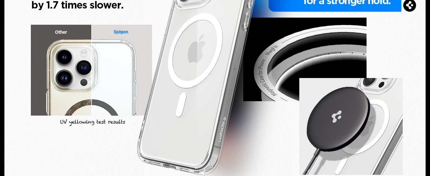 Spigen Ultra Hybrid MagFit Case for iPhone 14 Pro Max, Compatible with