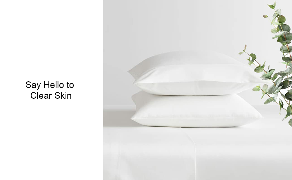 Silver Goose AntiAcne Silver Infused White Pillowcase for