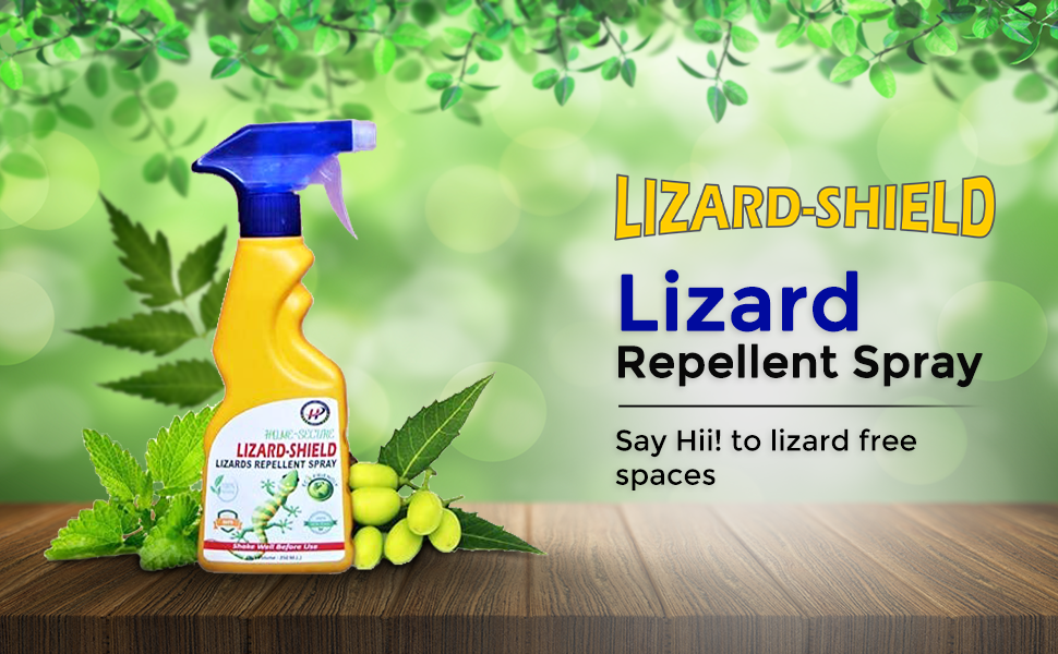 HomeSecure Lizard Shield Herbal Lizard Repellent Spray 250 ml, Made