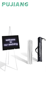 PUJIANG white easels for signs