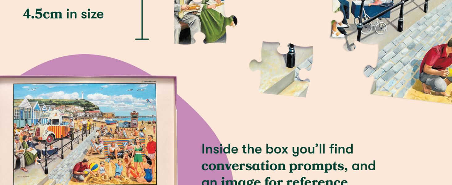 Relish Dementia Jigsaw Puzzle for Adults, 35 Piece Seaside Nostalgia