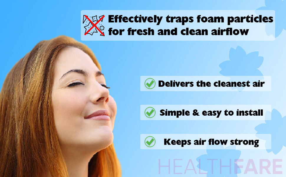 Universal Filters for 22MM Tubing Machines-Filter Particles Foam