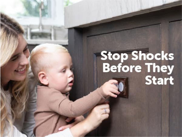 Jool Baby Electrical Outlet Covers keeping child safe from outlet shocks