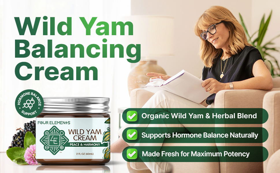 organic wild yam cream