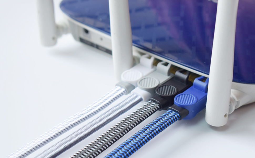 DanYee CAT8 Cable 3m Network Cables Braided 40Gbps 2000Mhz