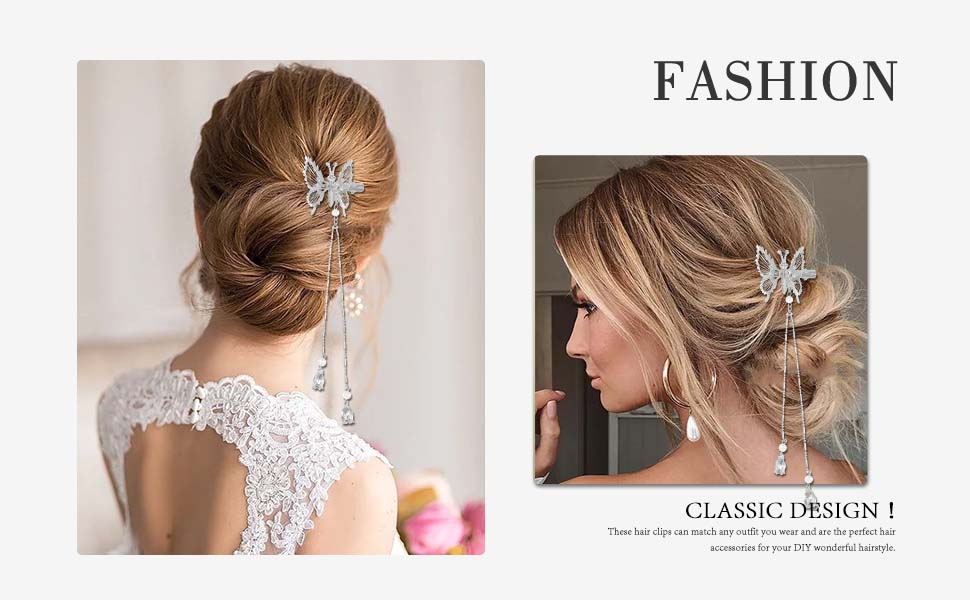 hair clips butterfly