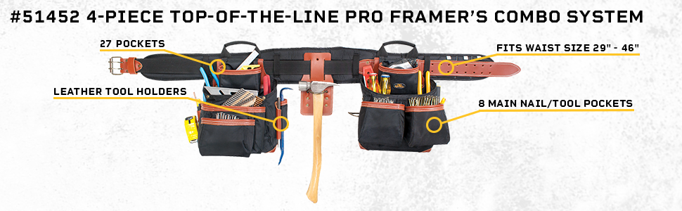 aprons combos construction clc custom leathercraft quality durable electrician tradesman