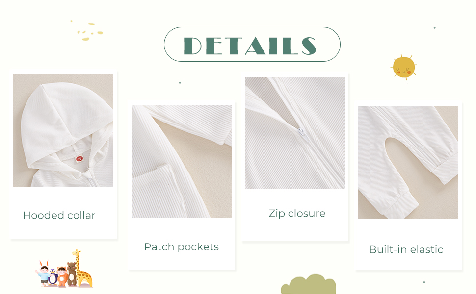 baby zipper jumpsuit