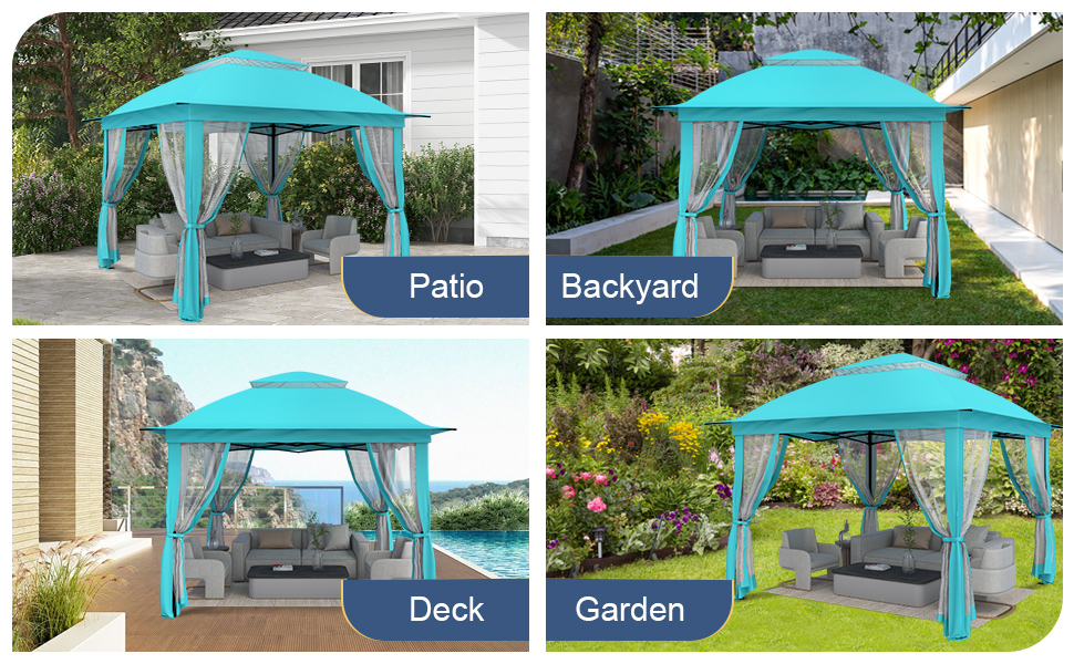outdoor canopy gazebo