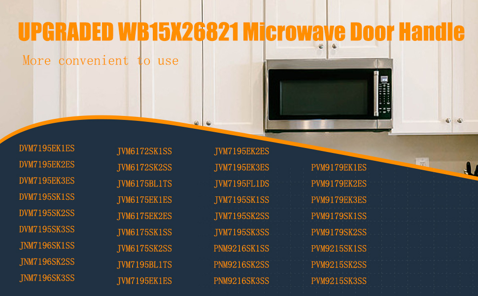WB15X26821 Door Handle Replacement Compatible with GE