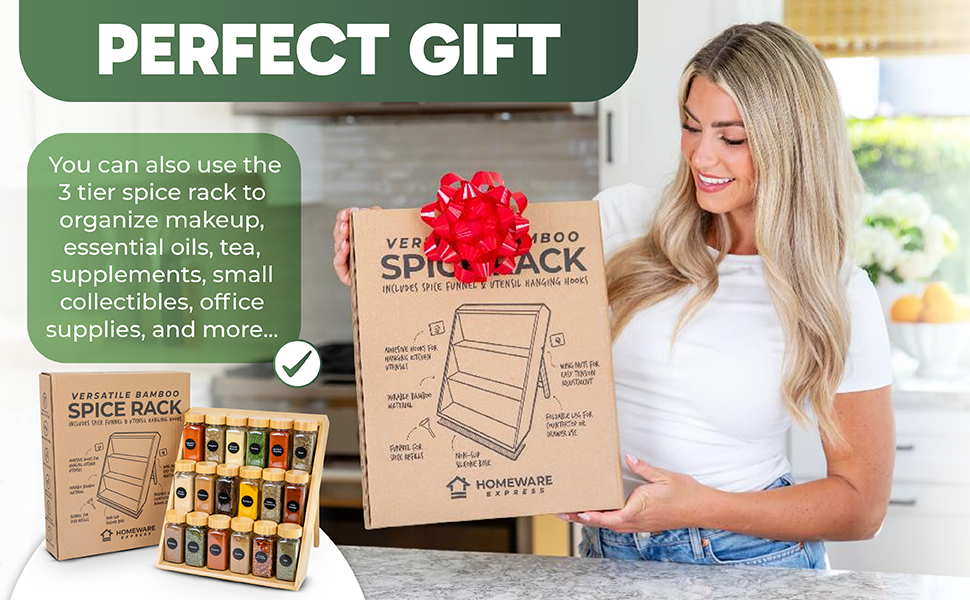 The perfect gift! Organize makeup, essential oils, tea, office supplies and many more
