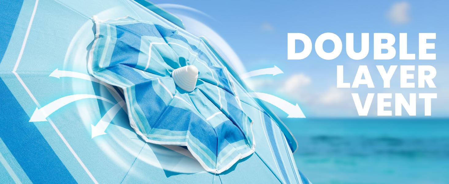 beach umbrellas for sand heavy duty wind portable