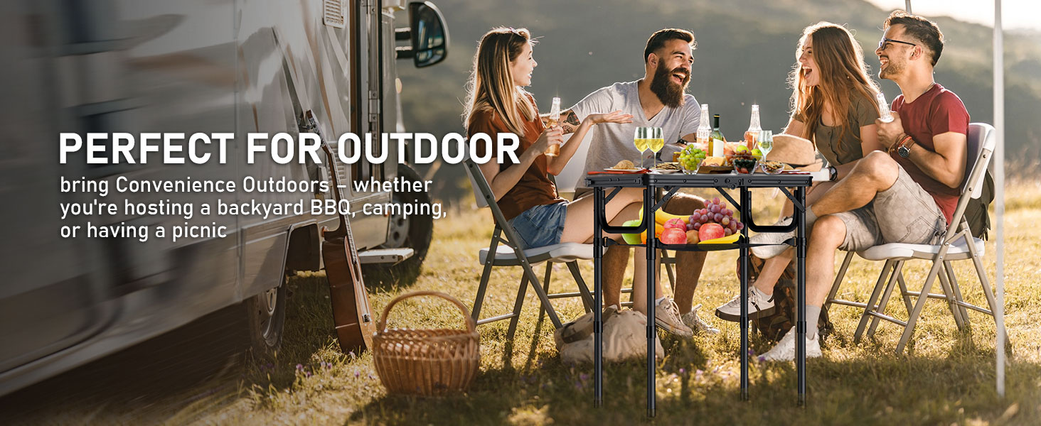 folding rv camping table