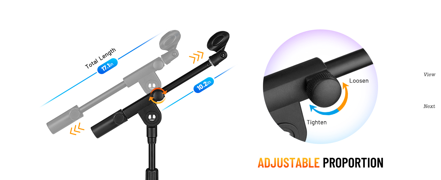 Adjustable Microphone Stand