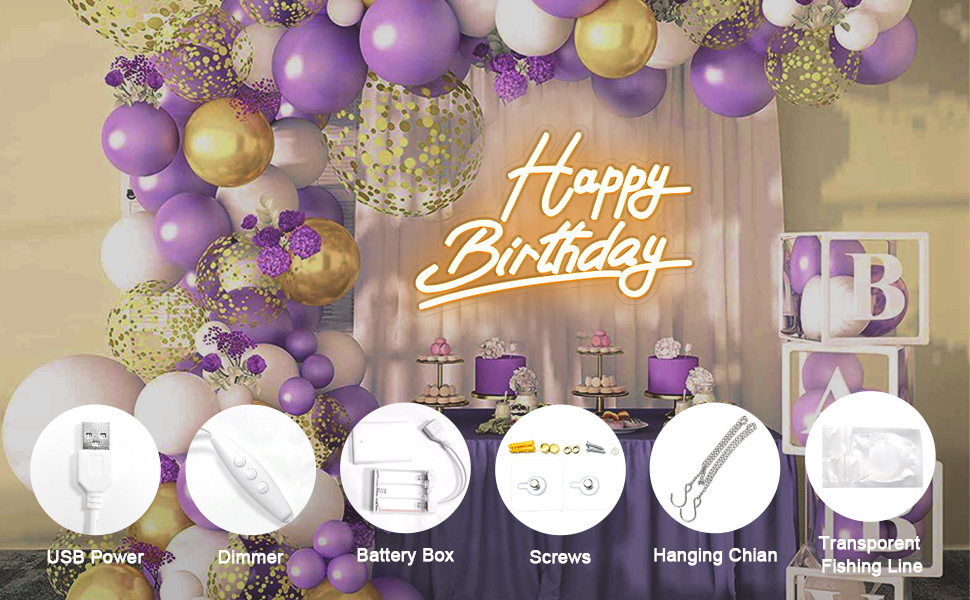 neon light accessories