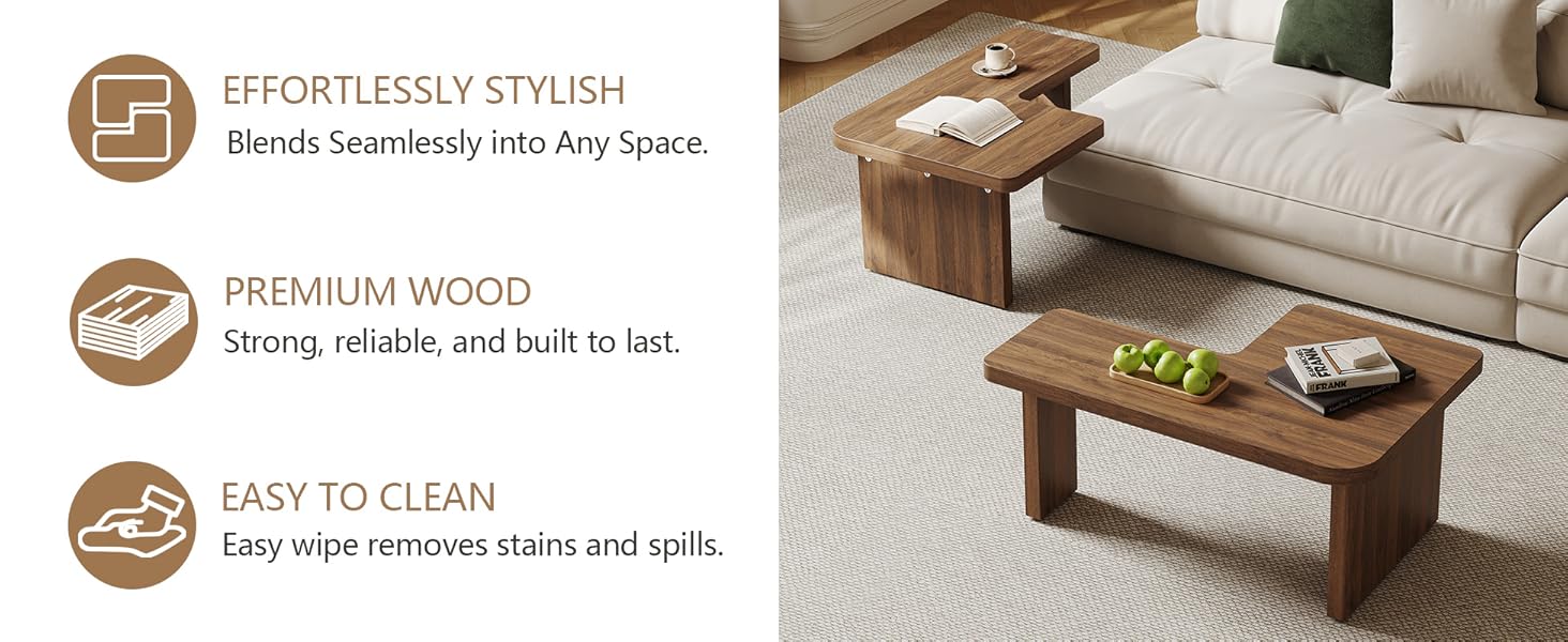 modular living room table