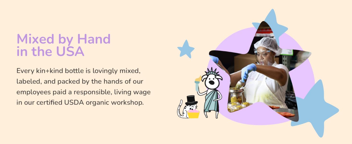 hand mixed in the USA