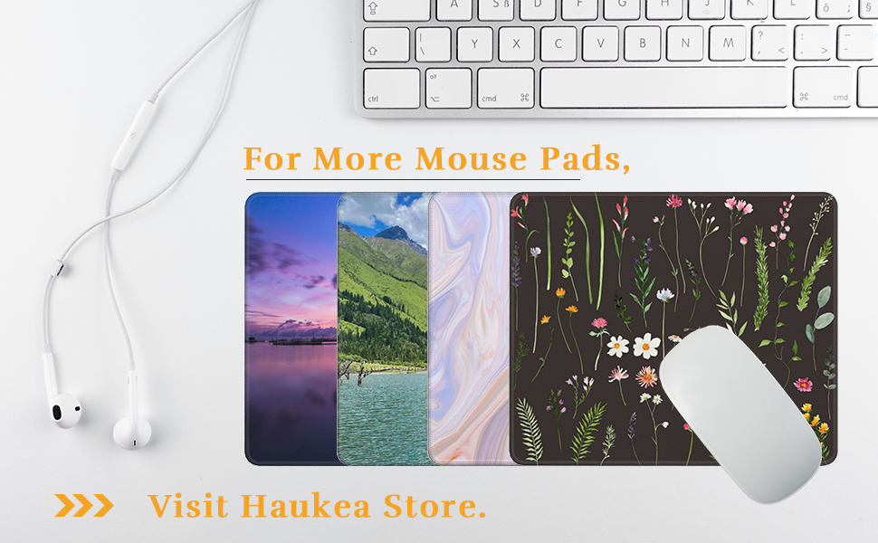Wildflowers Mouse Pad, Cute Floral Mouse Pads for Desk with