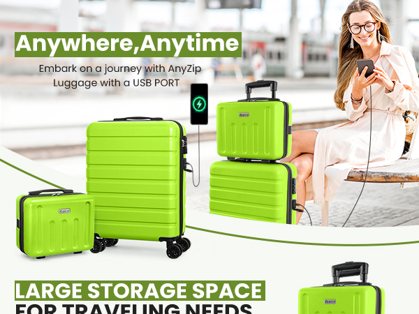 Amazon.com | AnyZip Suitcase, 20