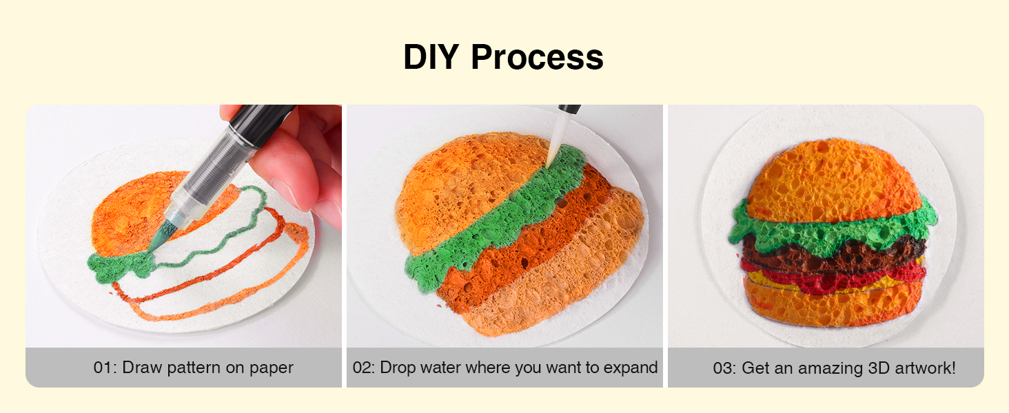 Magic Foam Texture Paper