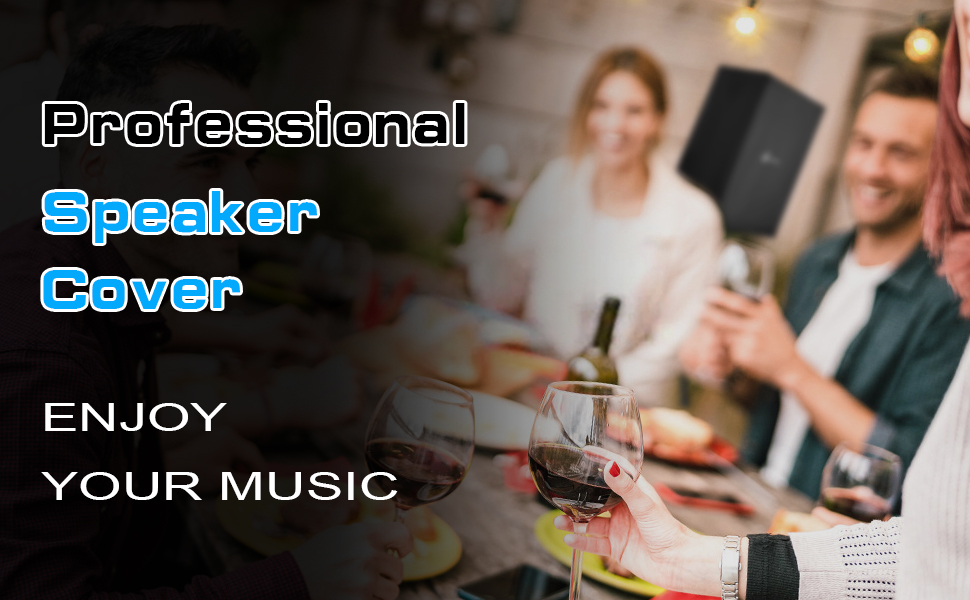 CHACHAZO Speaker Cover for 10 Inch PA/DJ Powered Speaker