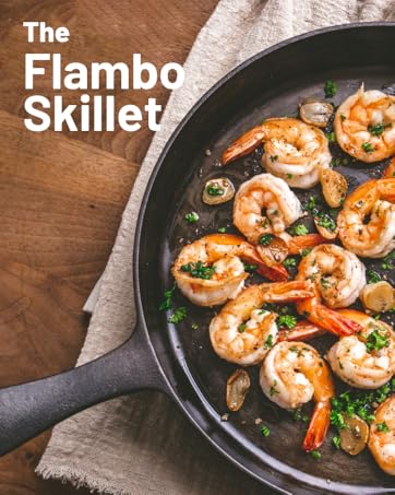 Three casst iron skiilets placed on a stone table