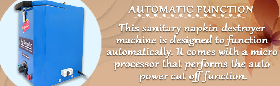 MAYA Steel Sanitary Napkin Destroyer Machine  SPN-MX9E8