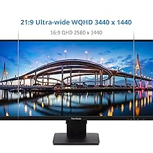 Incredible Details with WQHD and a 21:9 aspect ratio