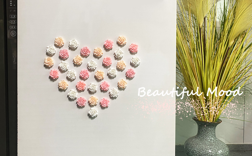 16 pcs Cute Flower Fridge Rose Fridge