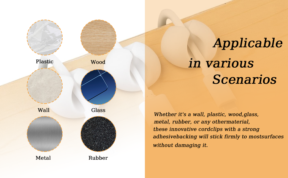 Compatible with various backgrounds