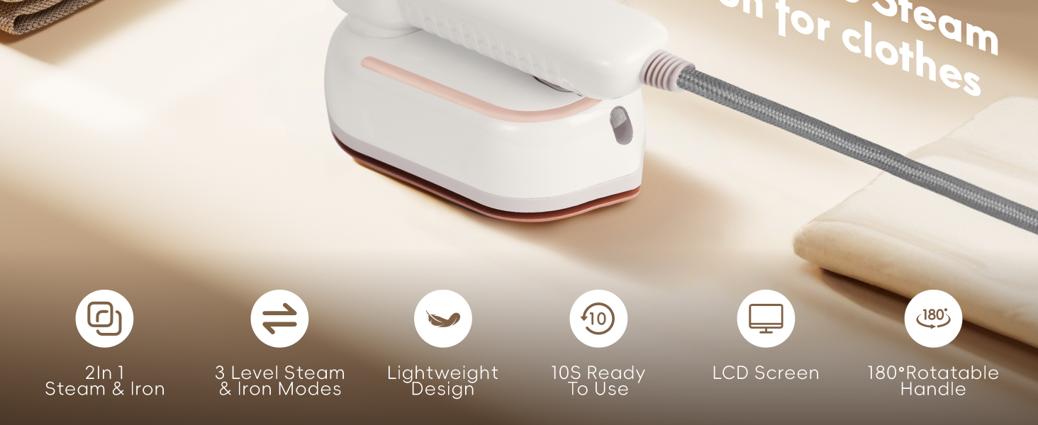 Portable Steam lron for clothes