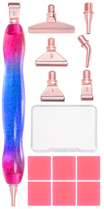 diamond painting art drill dot pen with metal stainless steel tips placers