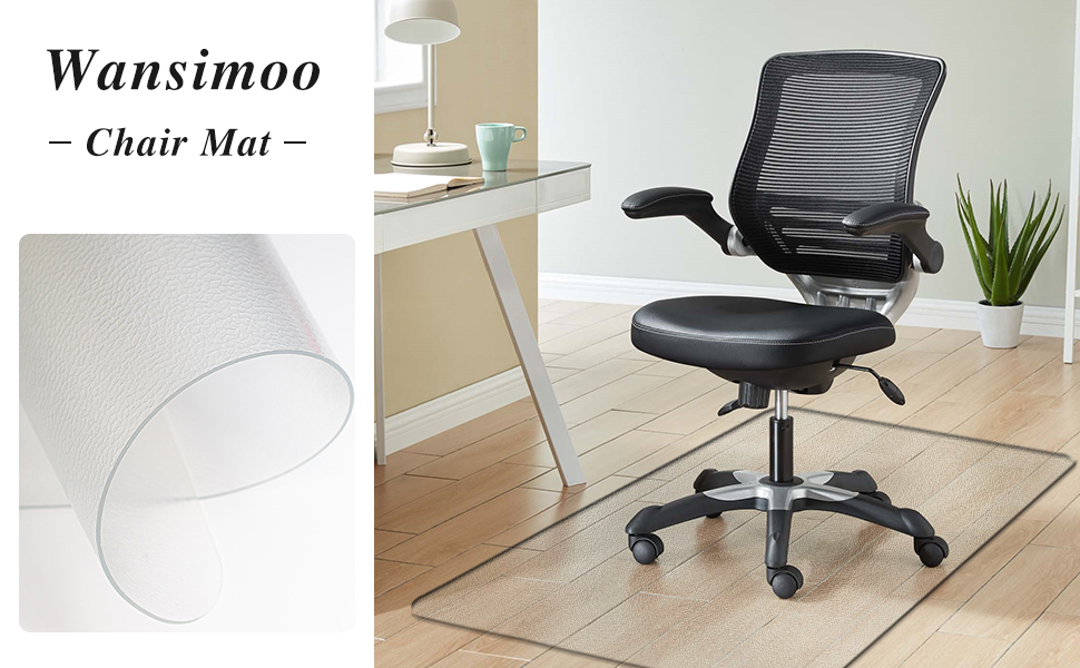 2 Pack Hardwood Floors,Tile NonSlip Office Chair Mat