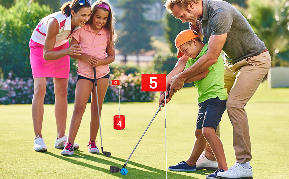 Backyard Game Golf 2 Clubs And 5 Balls