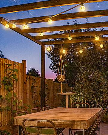 FGRYB Festoon Lights Outdoor Solar Powered