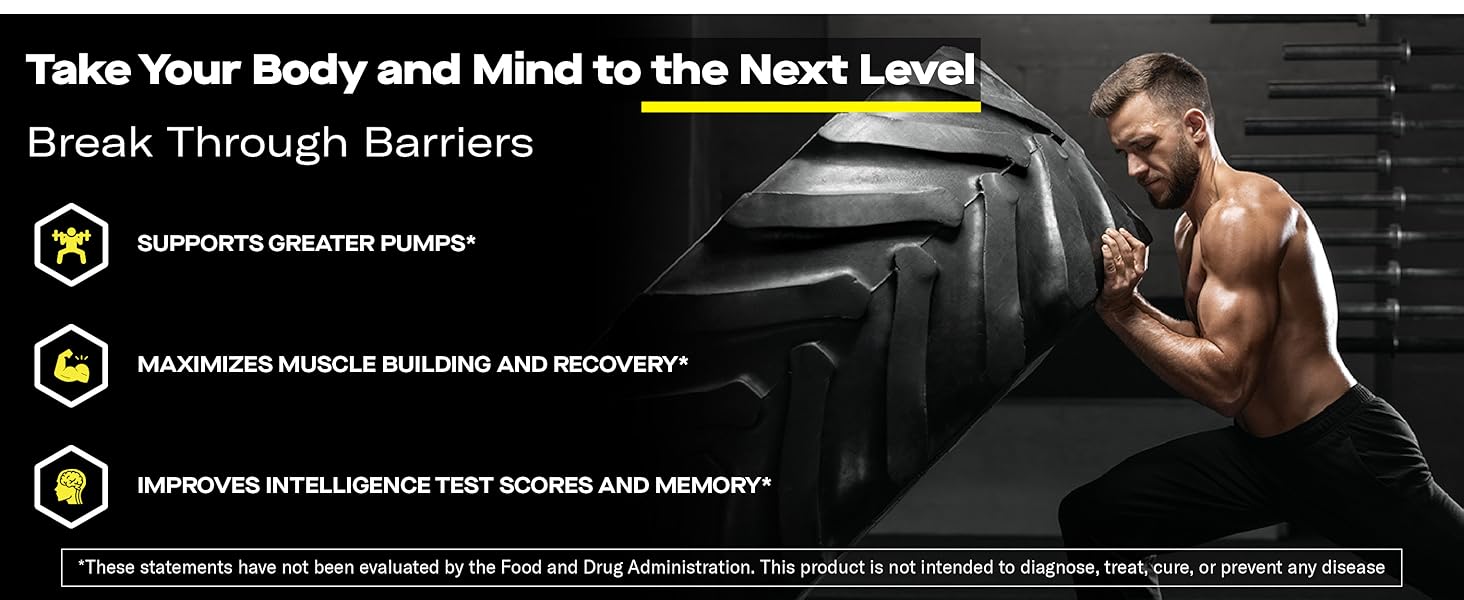 Prime Labs Creatine HCL for greateer pumps, muscle recovert and brain health 