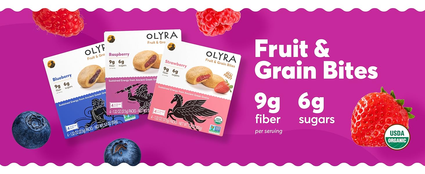 olyra fruit & grain bites