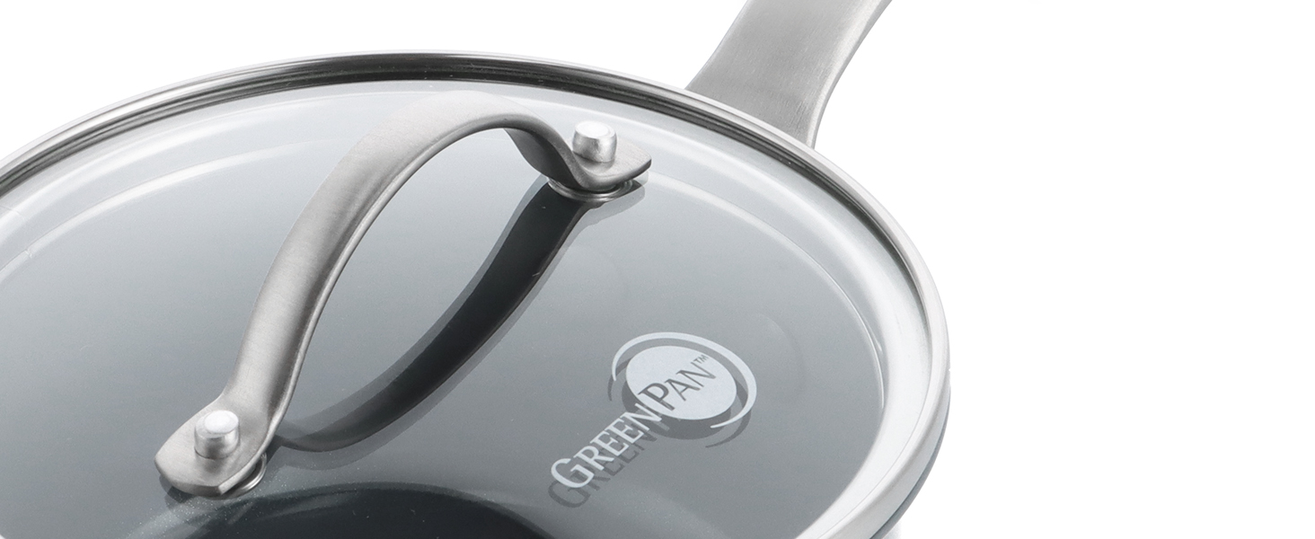 GreenPan Treviso Edelstahl Gesunde Antihaftbeschichtung aus Keramik