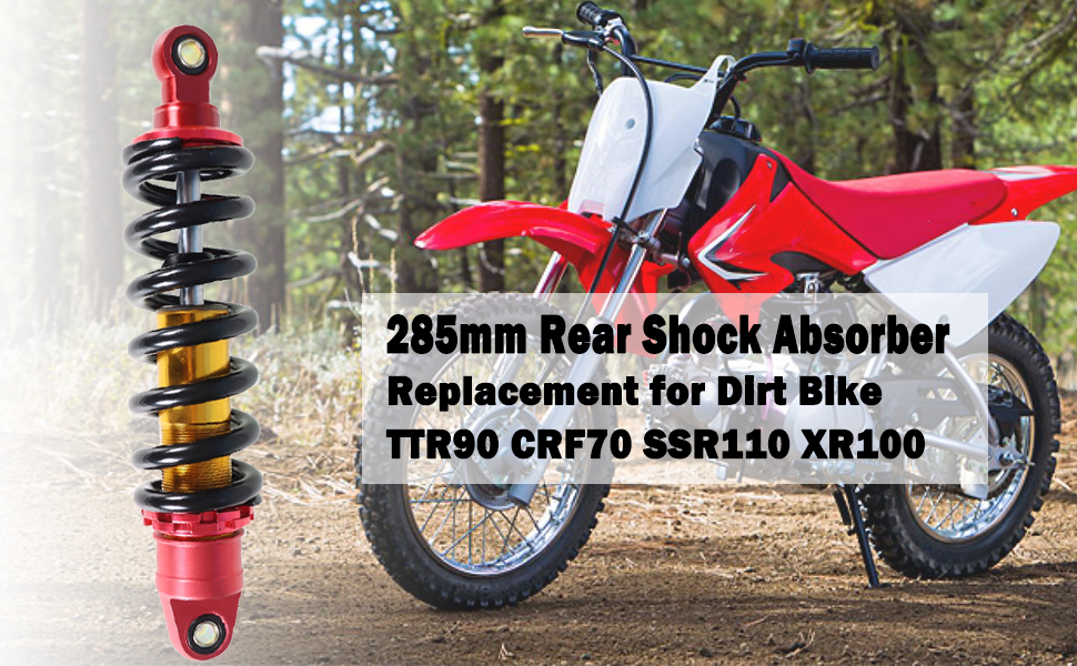 新品未使用 Bicycle Racer Back 赤 オールド レーサーバック Amazon.com: SEBLAFF 285mm 11in Rear Shock Absorber