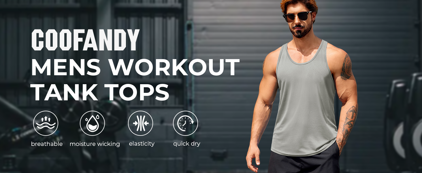 mens workout tank tops