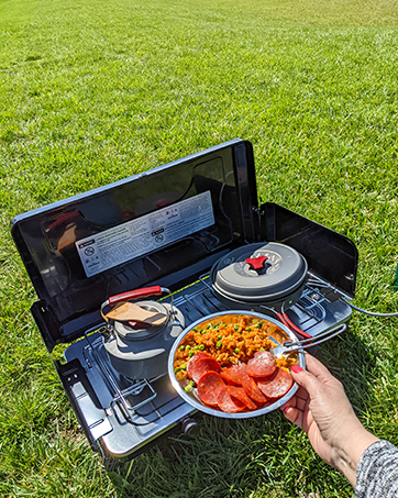 CAMPING STOVE PROPANE PORTABLE
