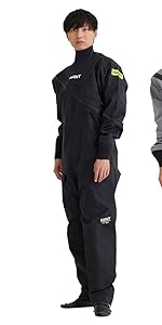 J-FISH ドライスーツ Lサイズ ブラック エボリューション J-FISH EVOLUTIONドライスーツ(ZIP) ソックスタイプ 小用