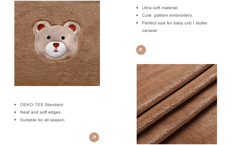 brown blanket for baby