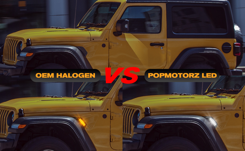 Amazon.com: POPMOTORZ Switchback Front Fender Side Marker