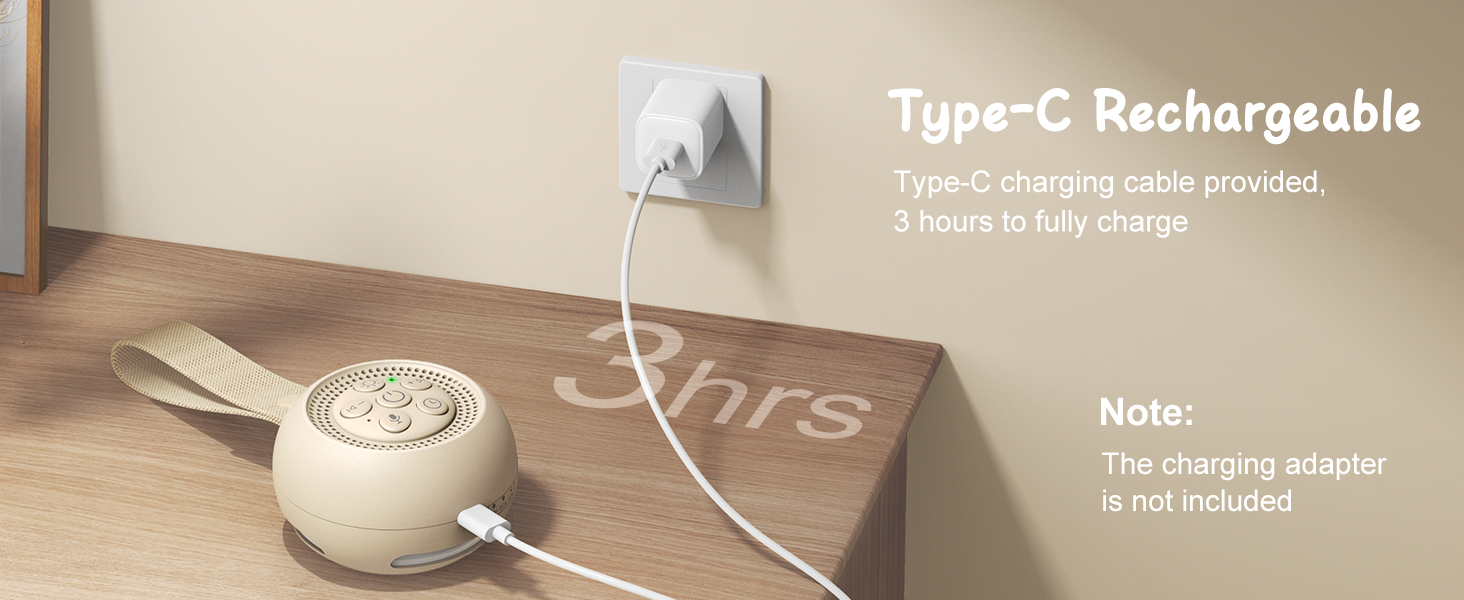 rechargeable sound machine