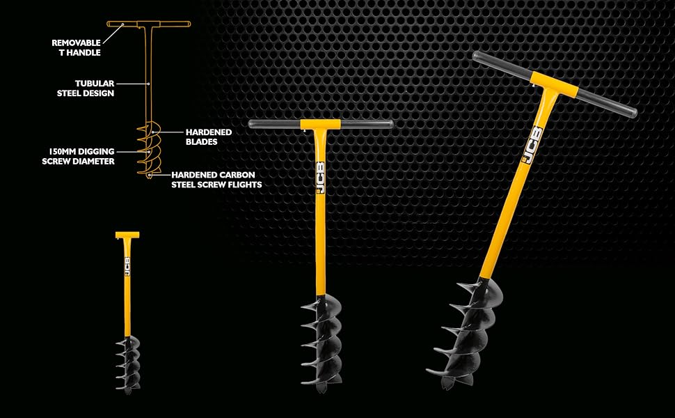 JCB Professional Fence Post Auger Professional Contract Site and