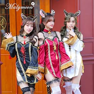 Amazon.co.jp: [Malymoon] 虎チャイナ 五木あきら コラボ