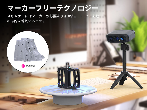 3DMAKERPRO Moose 3Dスキャナー Moose 3D Scanner - Versatile for Large to Small Objects