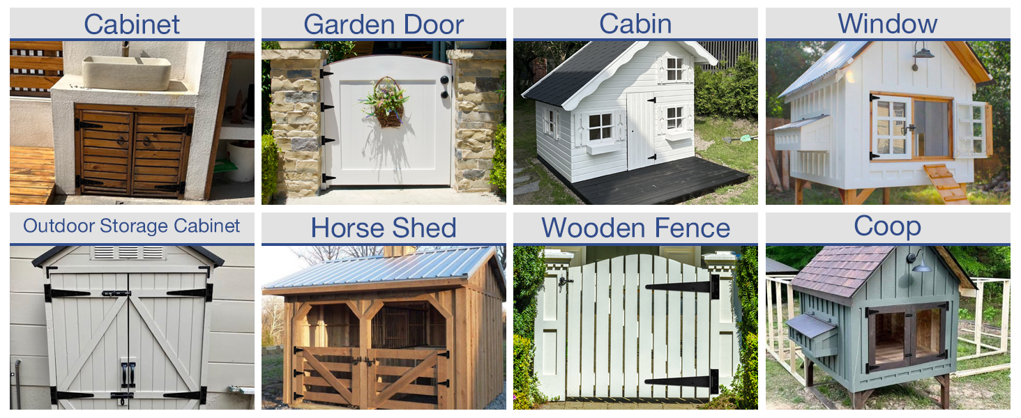 3 and a half inch black hinges