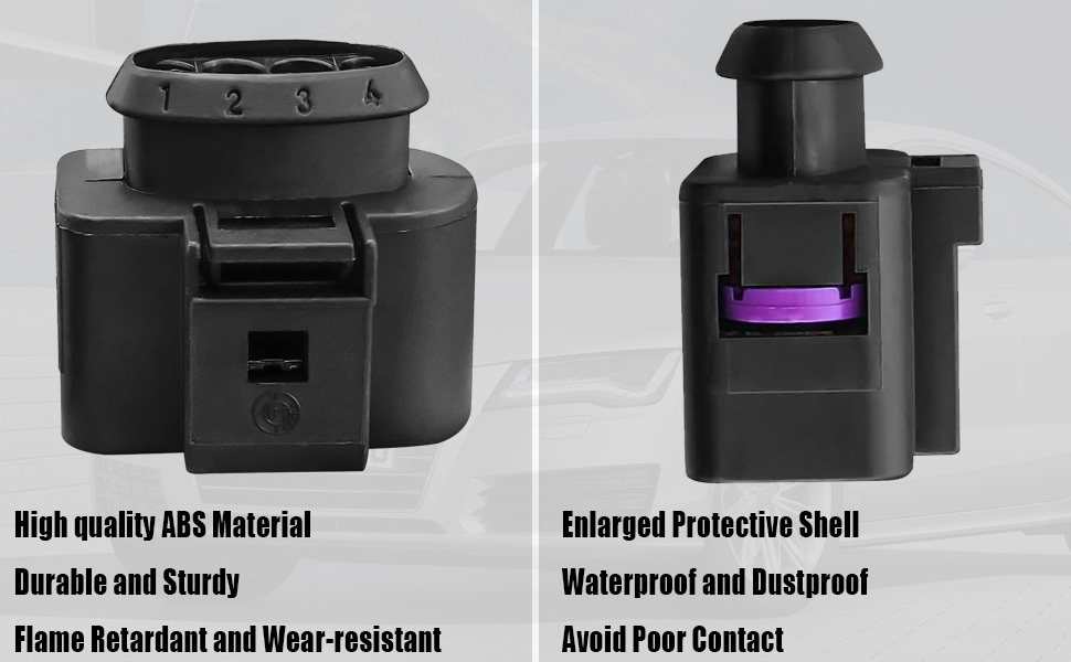Ignition Coil Connector Repair Kit with Harness Plug & 0
